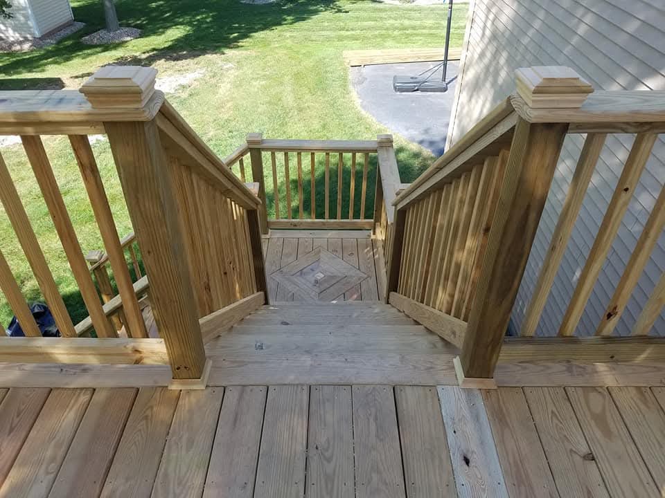 Custom Deck Stairs